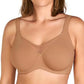 Women’s Full Coverage Minimizer Bra, Deep Cup Support Bra for Fuller Bust, Smoothing Plus Size Underwear