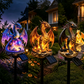 🔥LAST DAY 50% OFF✨Solar Dragon Garden Statue Light – Golden Ember Fantasy Outdoor Decor