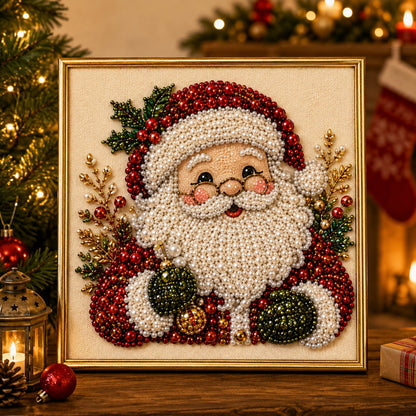 🧘Create Your Own Christmas Sparkle ✨- 🎨💎DIY Christmas Pearl Diamond Painting Art Kit