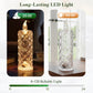 Set of 4 LED Crystal Candle Lights- Romantic Tabletop Night Lights