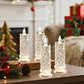 Set of 4 LED Crystal Candle Lights- Romantic Tabletop Night Lights