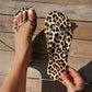 💜 LAST DAY PROMOTION - 50%OFF💜Cute Leopard Heart Charm Sandals